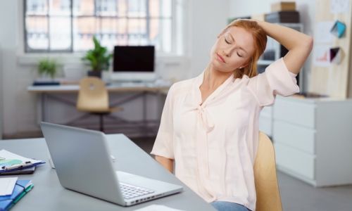 Estiramientos y descansos en el trabajo