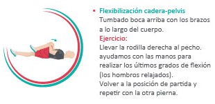 Flexibilización de la cadera y de la pelvis