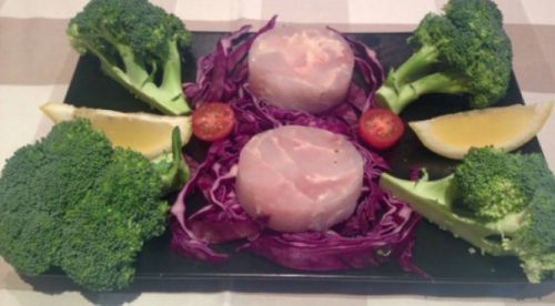 Ingredientes para la receta de medallones de merluza con puré de brócoli