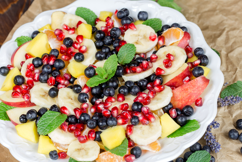 Mantener la línea en Navidad con fruta