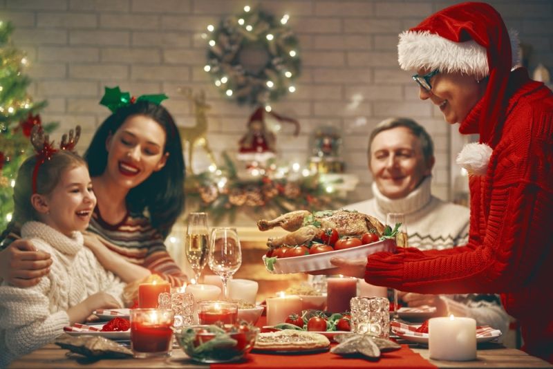 Mantener el peso en Navidad