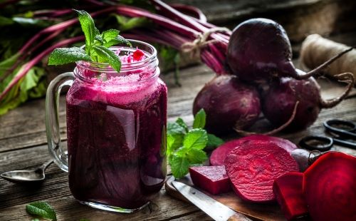 Sopa fría de remolacha