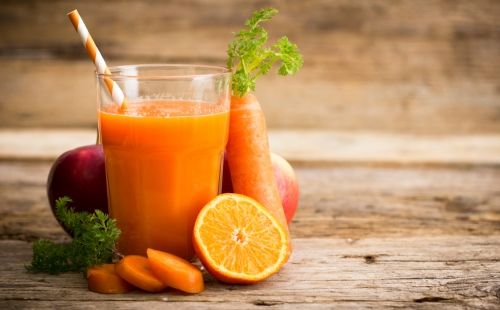 Sopa fría de zanahoria, naranja y jengibre