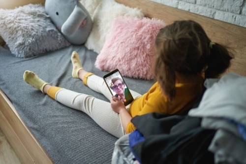 Videollamada con la abuela